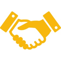 握手のフリーアイコン 1 エミナス訪問看護ステーション